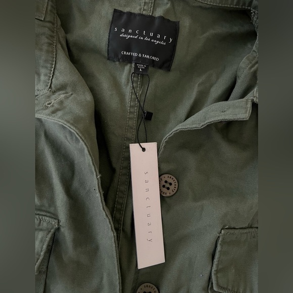 Sanctuary Military Style Light Jacket - Picture 2 of 5